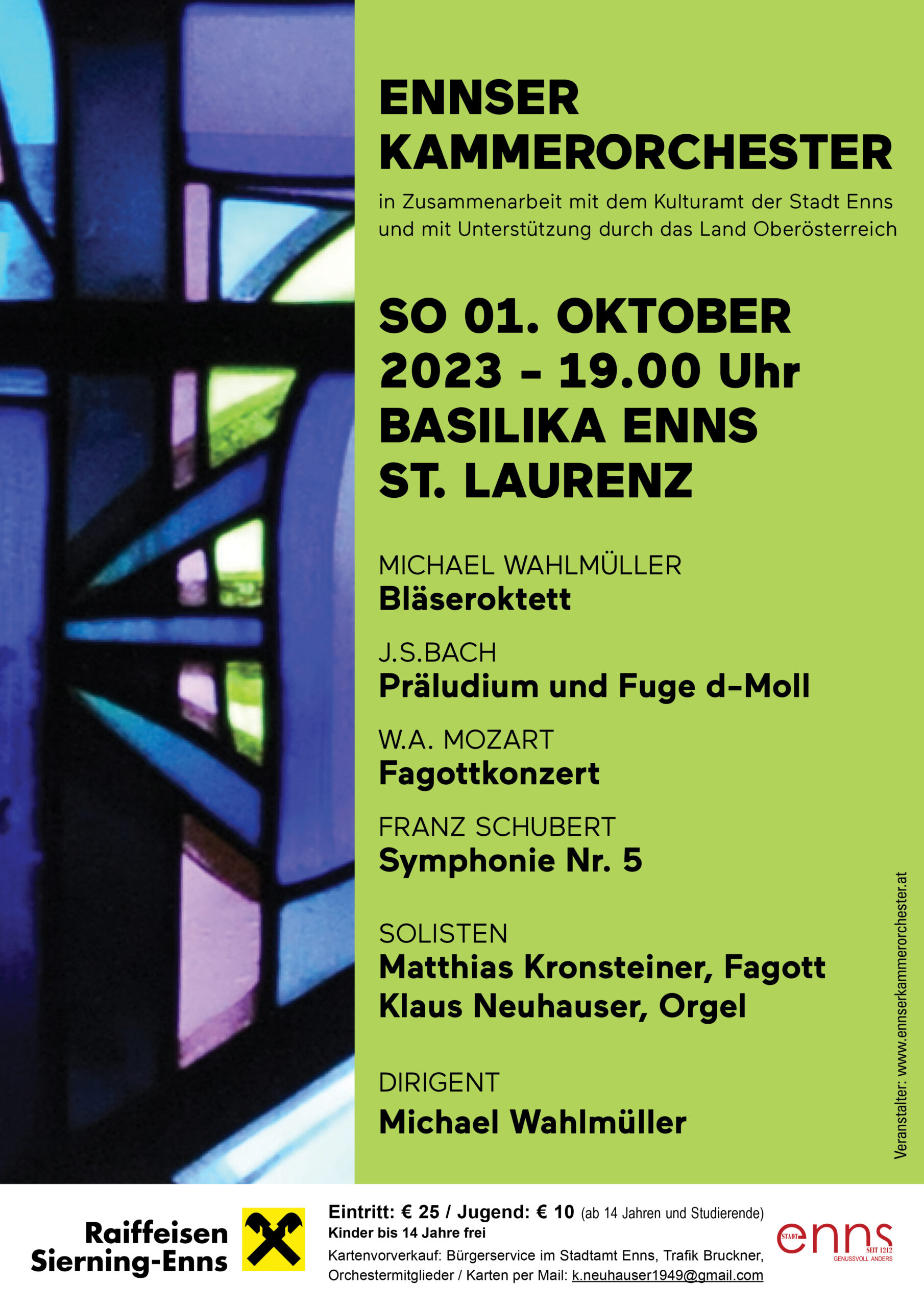 Plakat Konzert 1.10.2023